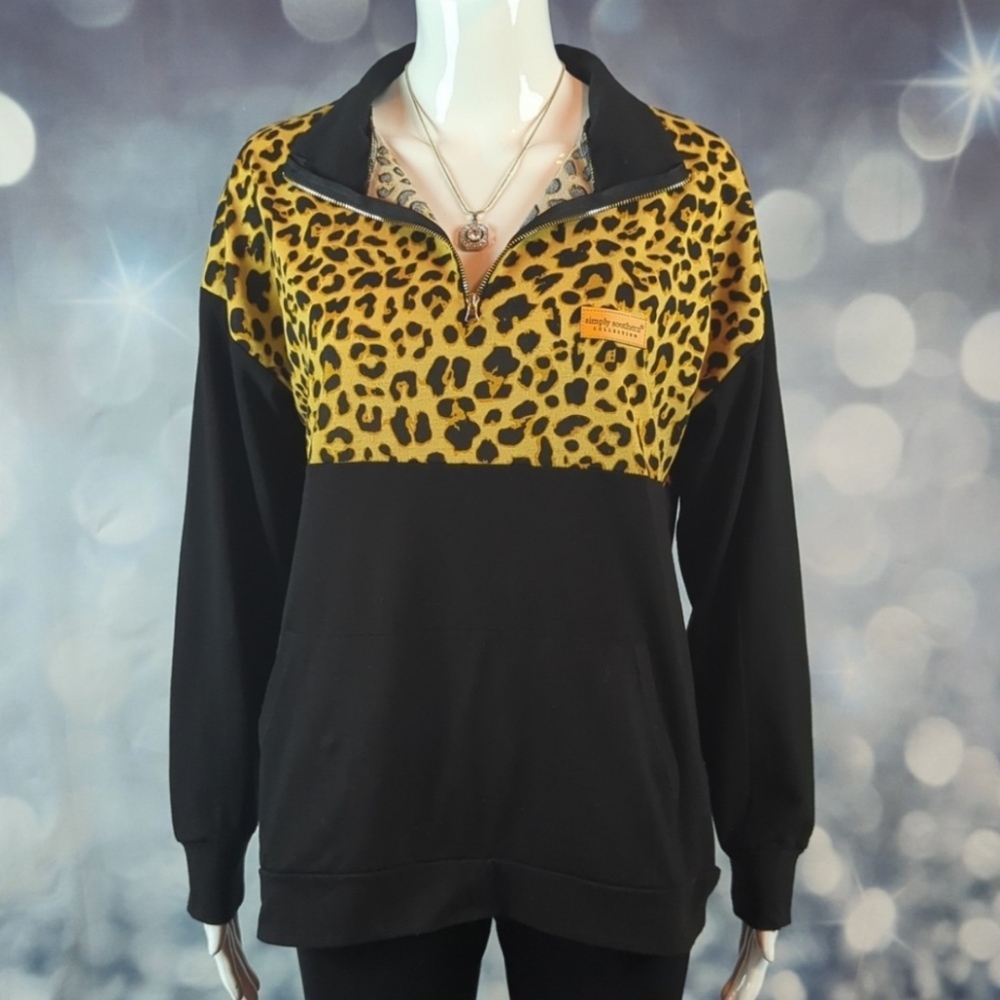 Simply Southern Jacket Leopard Golden Retriever